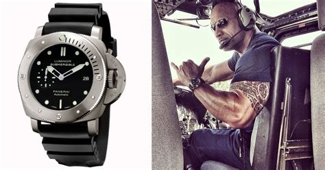 panerai dwayne johnson|dwayne johnson watches.